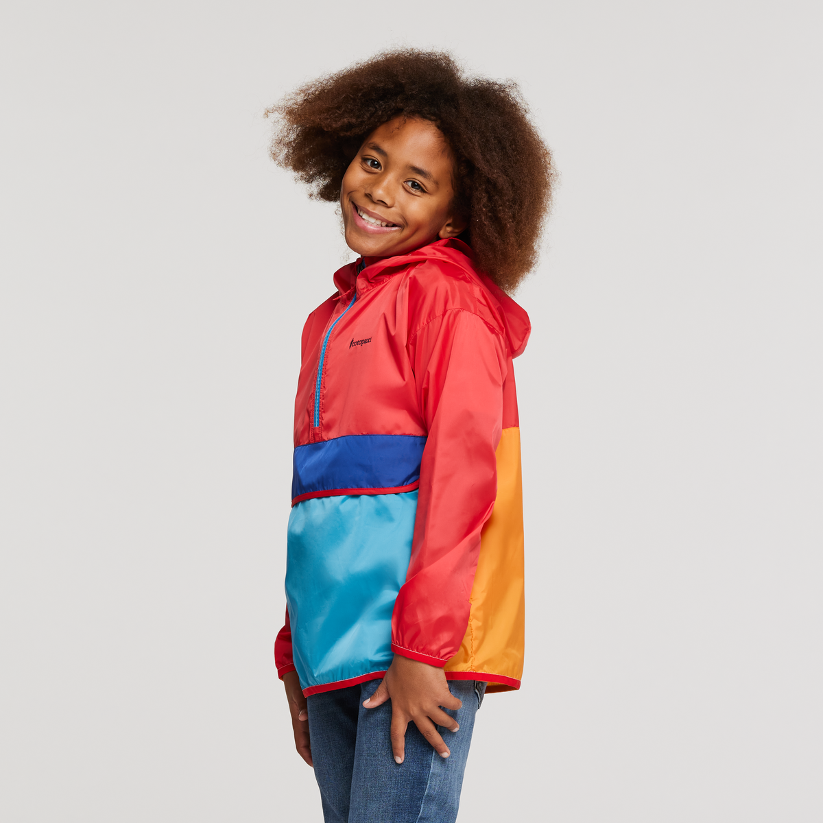 Teca Half-Zip Windbreaker Kids' | Versatile Outdoor Layer