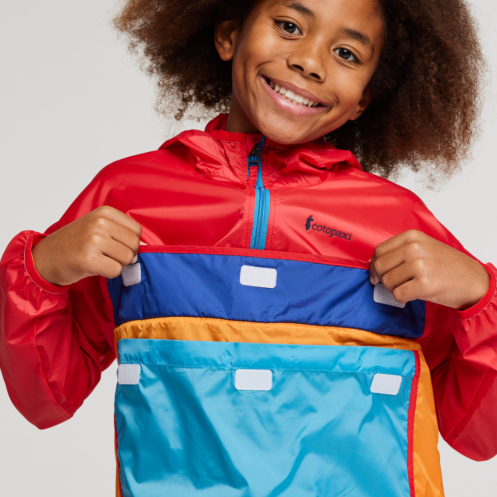 Teca Half-Zip Windbreaker Kids' | Versatile Outdoor Layer