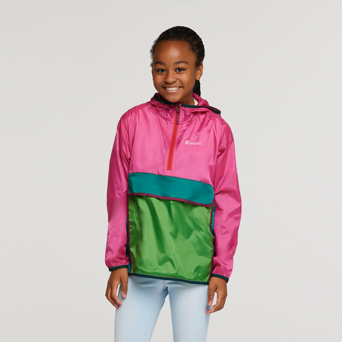 Teca Half-Zip Windbreaker Kids' | Versatile Outdoor Layer
