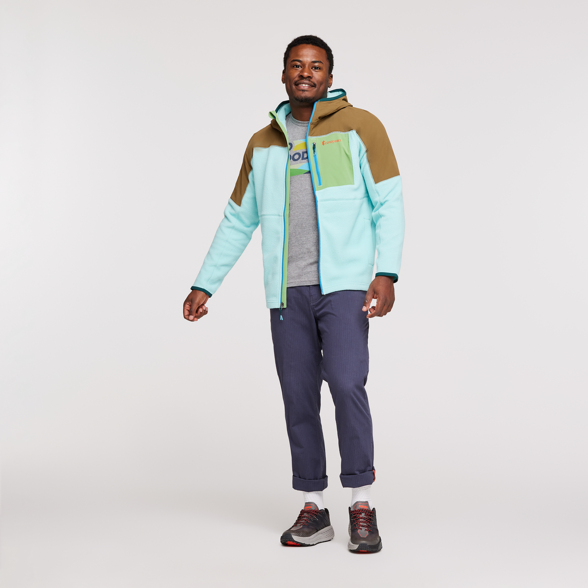 Abrazo Hooded Full-Zip Fleece Jacket Men's | Cozy Outdoor Layer