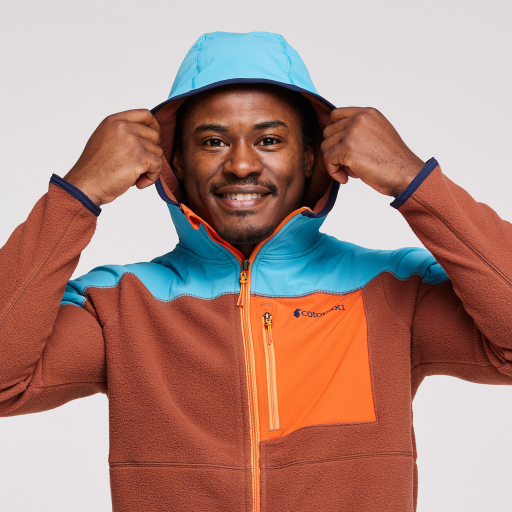 Abrazo Hooded Full-Zip Fleece Jacket Men's | Cozy Outdoor Layer
