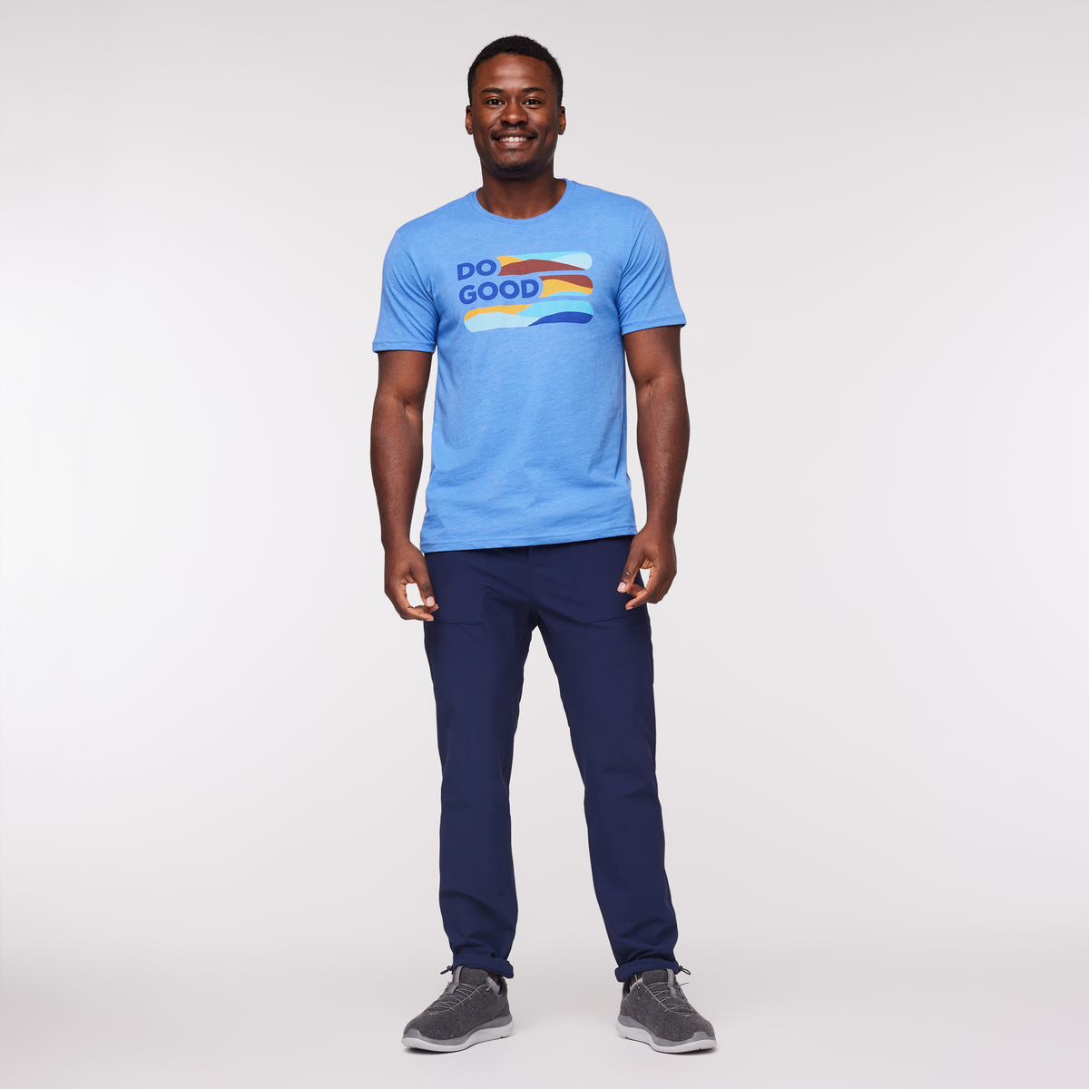 Do Good Stripe T-Shirt Men's | Comfortable Outdoor Top