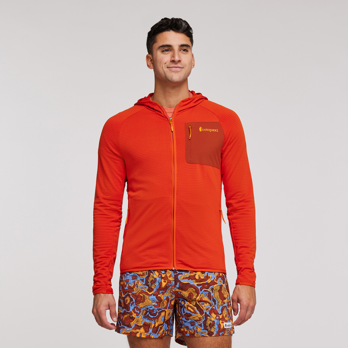 Otero Fleece Full-Zip Hooded Jacket Men's | Cozy Outdoor Layer