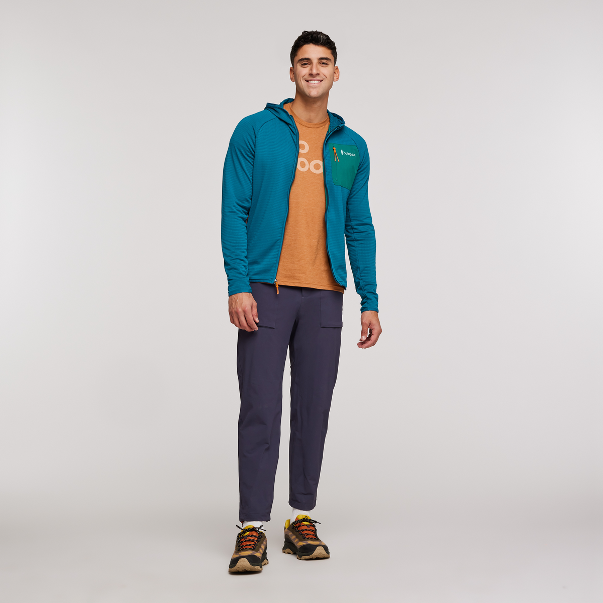 Otero Fleece Full-Zip Hooded Jacket Men's | Cozy Outdoor Layer