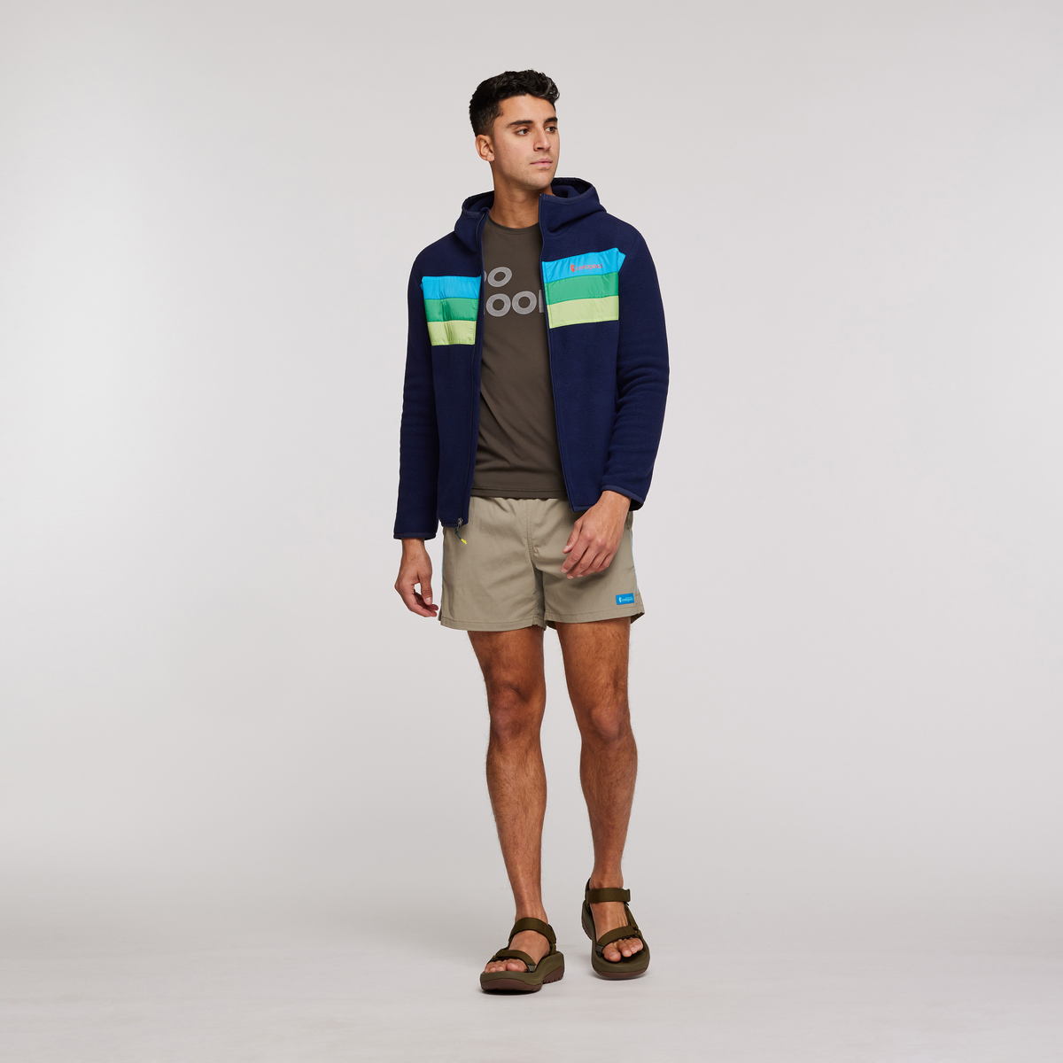 Teca Fleece Hooded Full-Zip Jacket Men's | Cozy Outdoor Layer