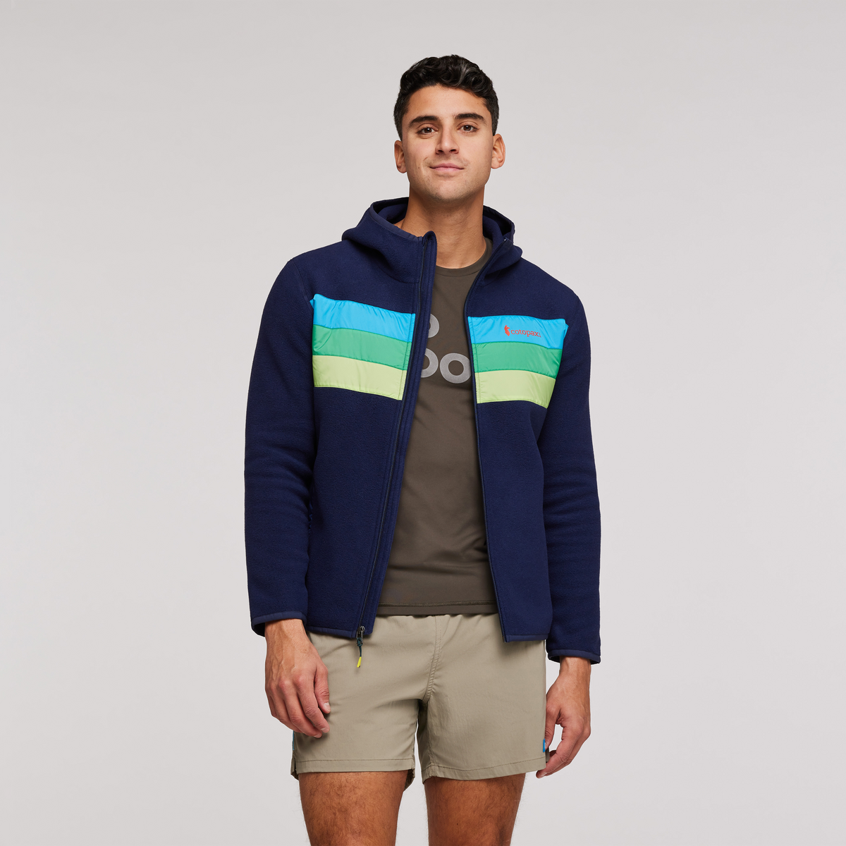 Teca Fleece Hooded Full-Zip Jacket Men's | Cozy Outdoor Layer