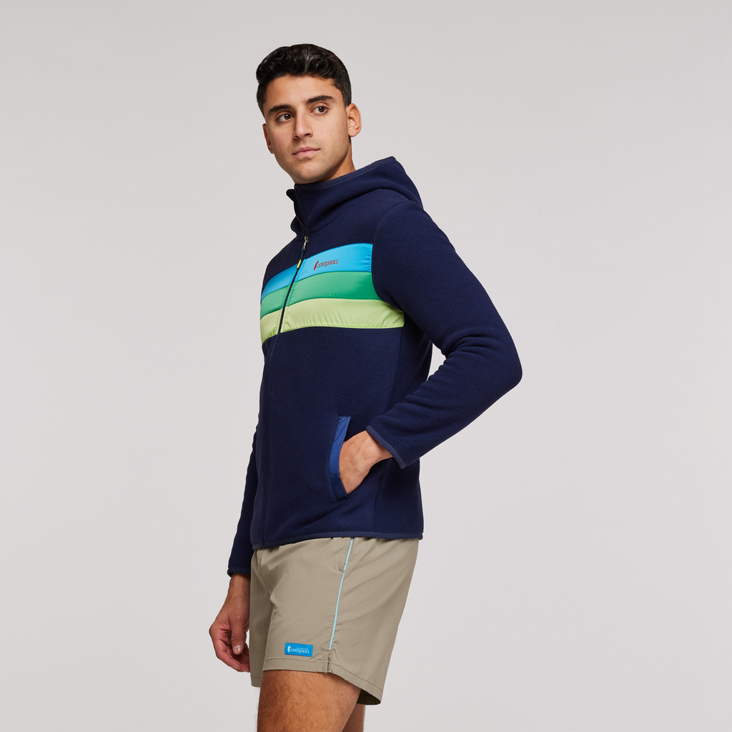 Teca Fleece Hooded Full-Zip Jacket Men's | Cozy Outdoor Layer
