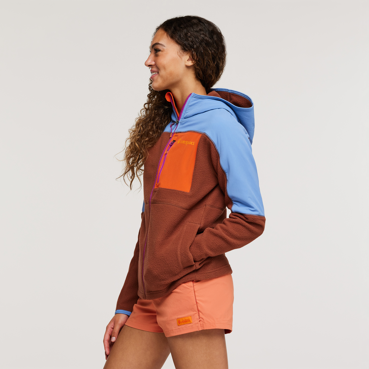 Abrazo Hooded Full-Zip Fleece Jacket Women's black | Cozy Outdoor Layer