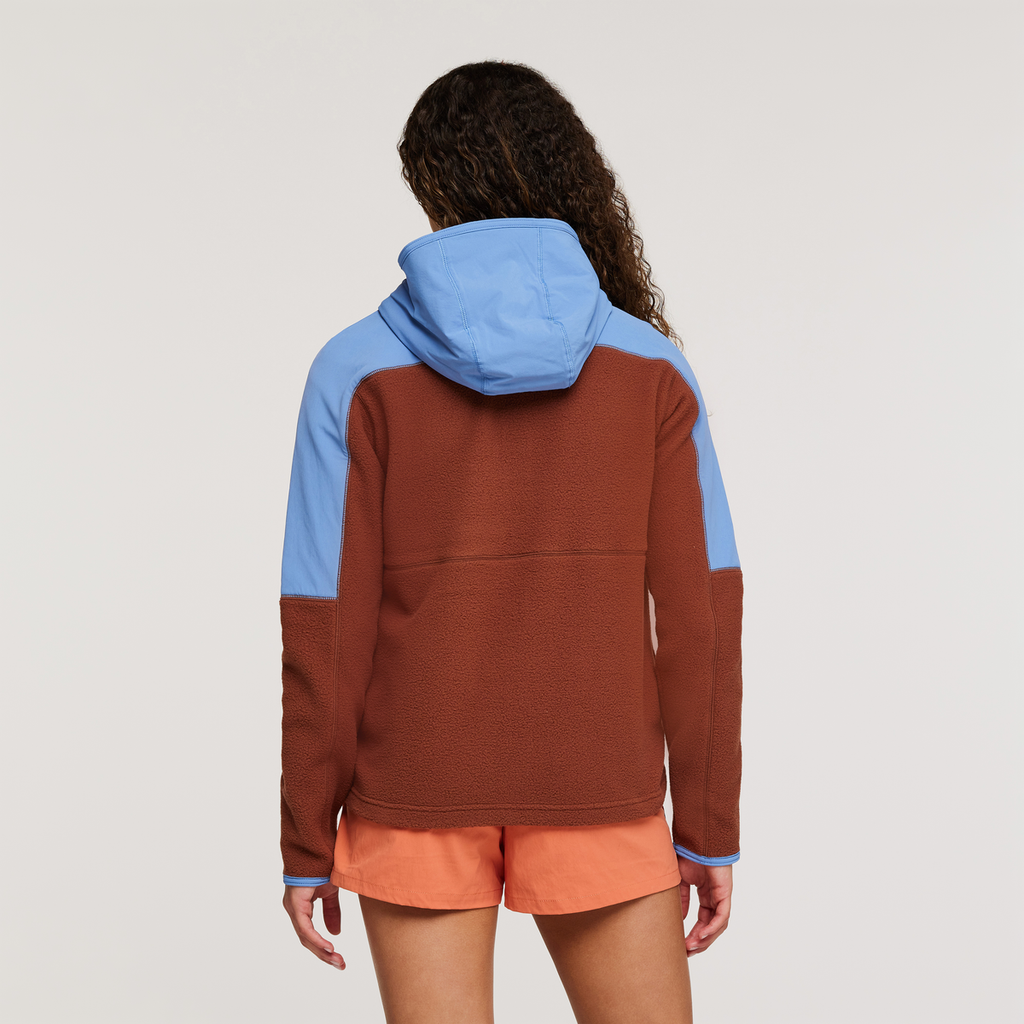 Abrazo Hooded Full-Zip Fleece Jacket Women's black | Cozy Outdoor Layer