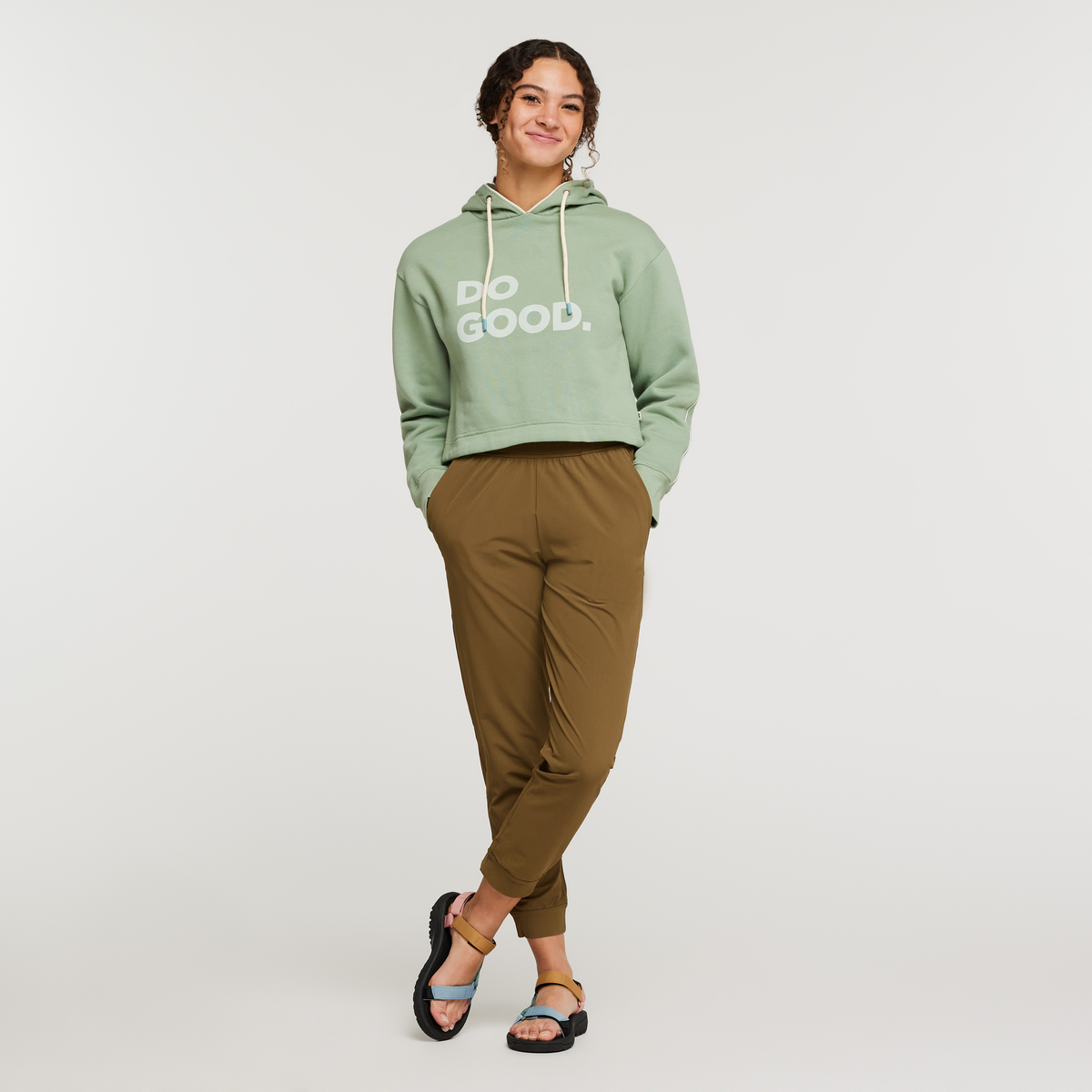 Do Good Crop Sweatshirt Women's | Comfortable Everyday Layer
