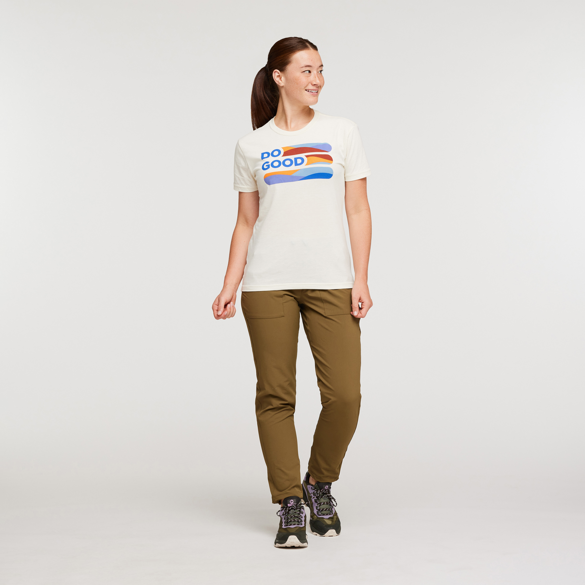 Do Good Stripe T-Shirt Women's | Comfortable Outdoor Top