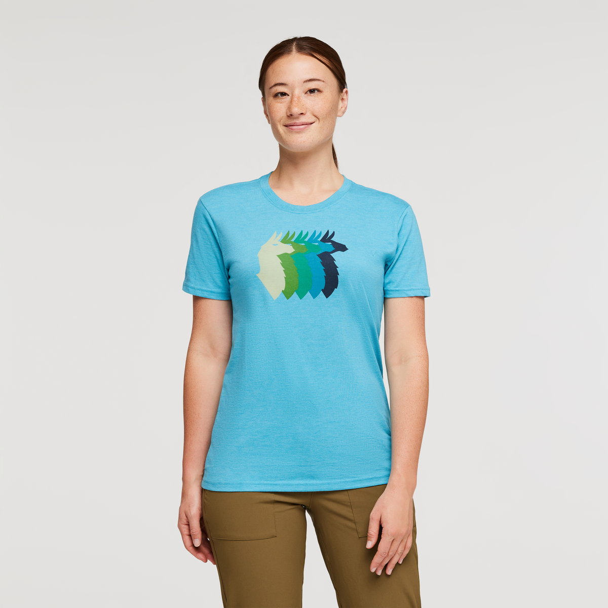 Llama Sequence T-Shirt Women's | Comfortable Outdoor Top