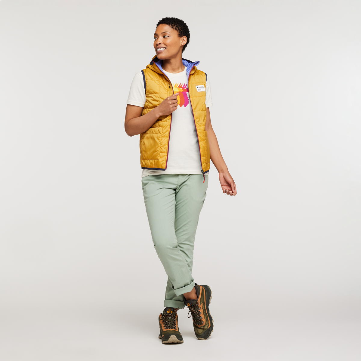 Teca Calido Reversible Hooded Vest Women's | Lightweight Layer