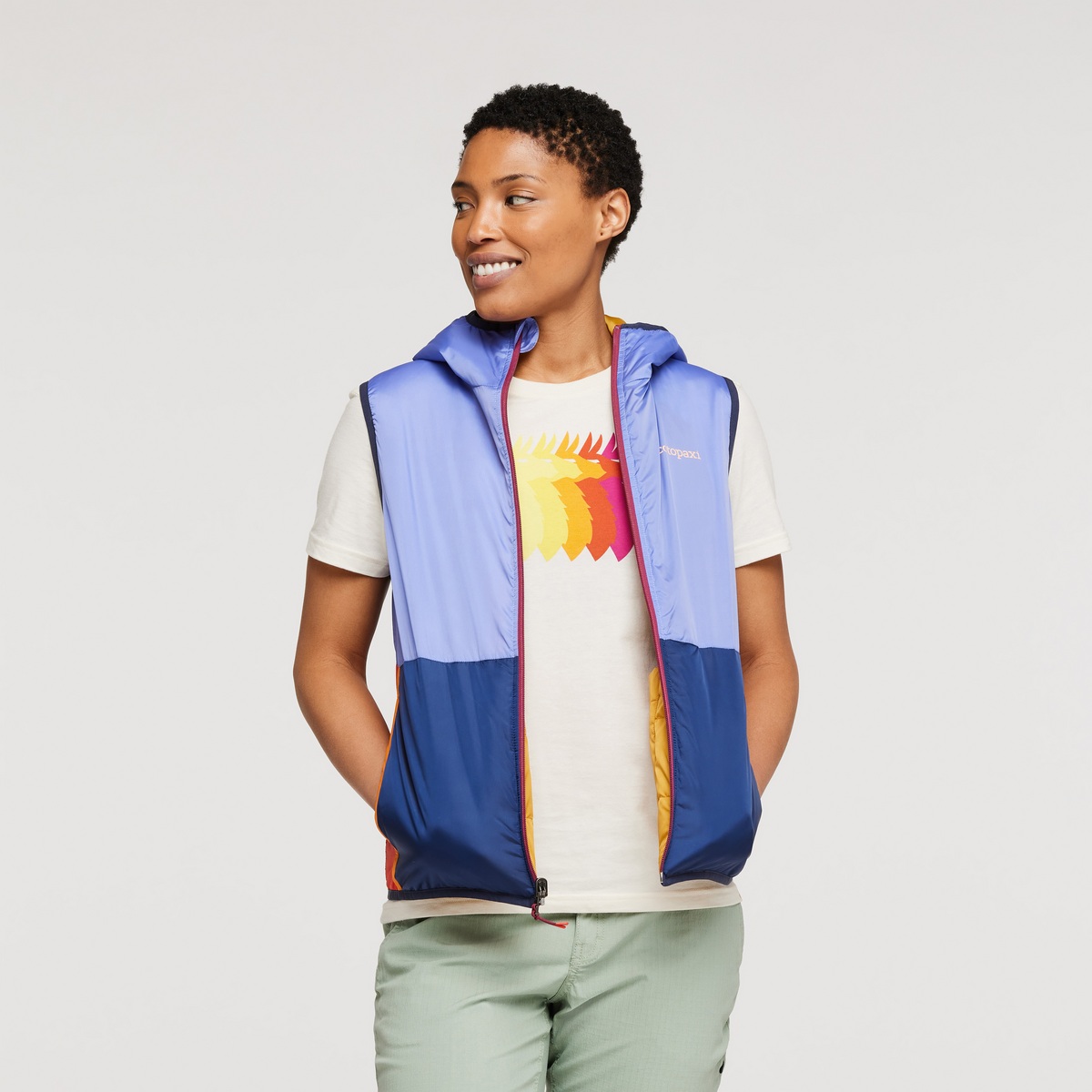 Teca Calido Reversible Hooded Vest Women's | Lightweight Layer