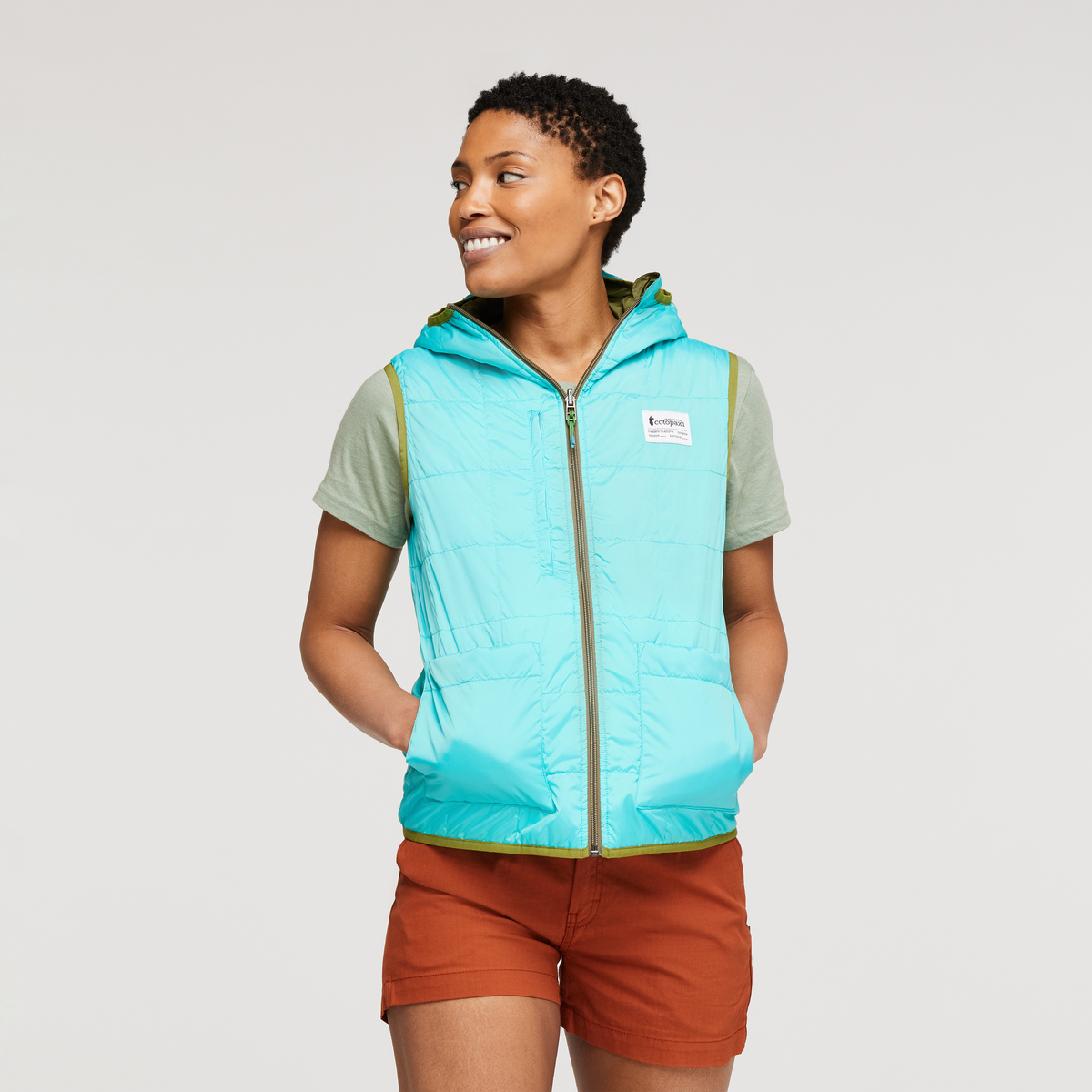 Teca Calido Reversible Hooded Vest Women's | Lightweight Layer
