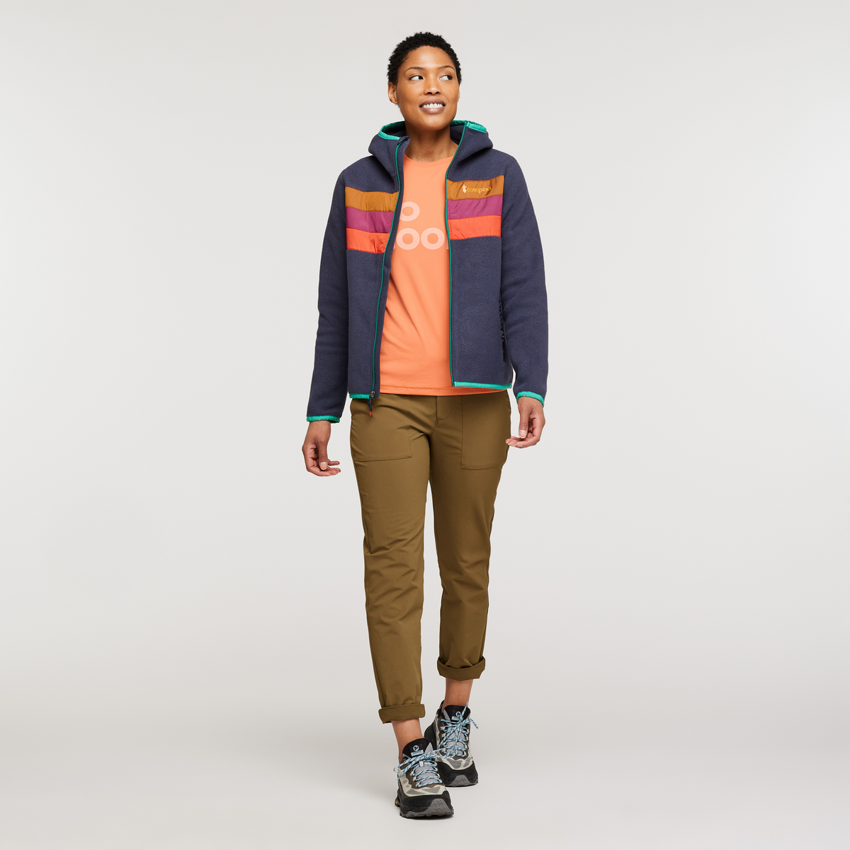 Teca Fleece Hooded Full-Zip Jacket Women's | Cozy Outdoor Layer