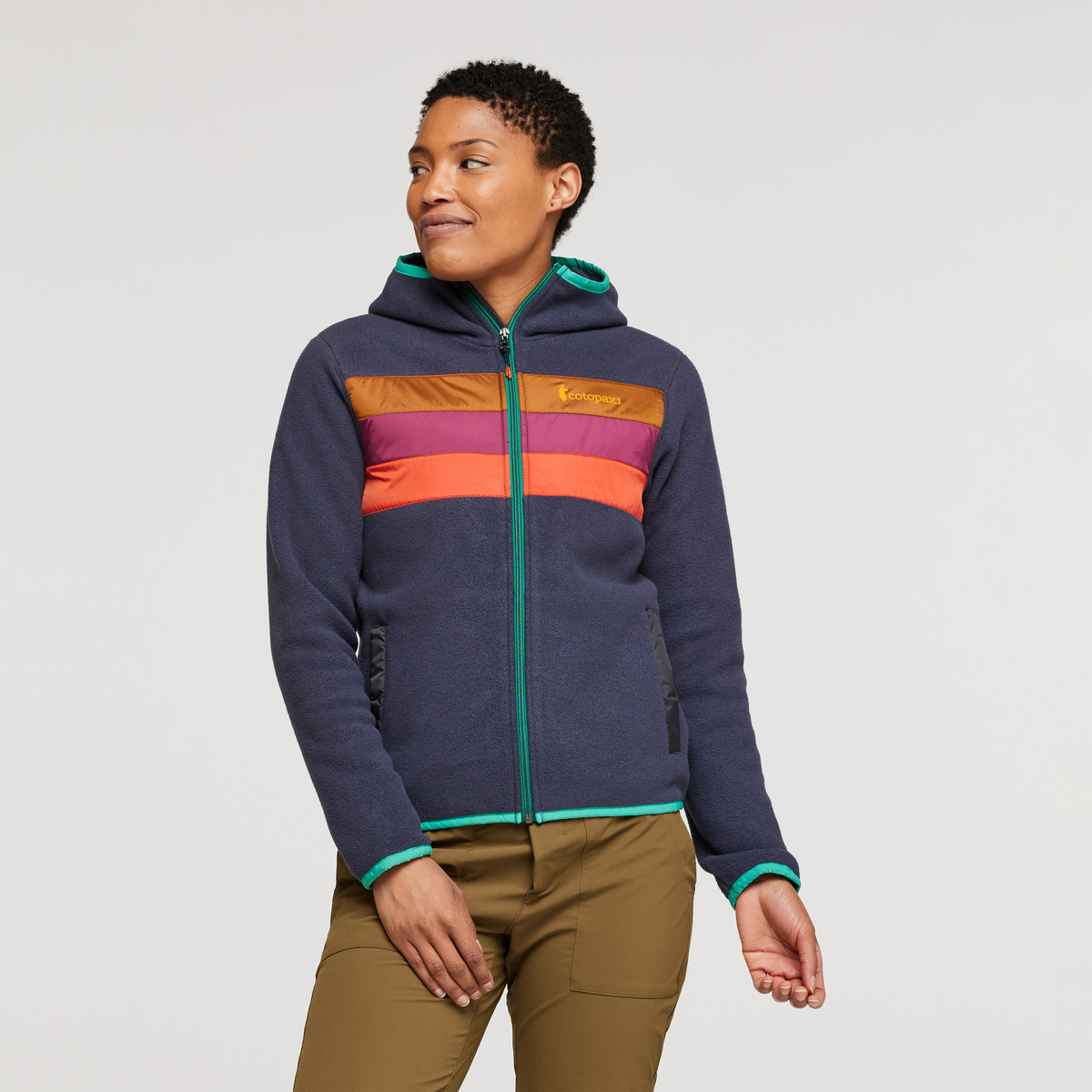 Teca Fleece Hooded Full-Zip Jacket Women's | Cozy Outdoor Layer