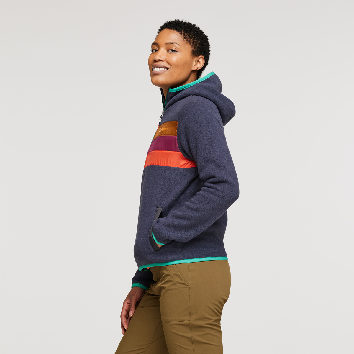 Teca Fleece Hooded Full-Zip Jacket Women's | Cozy Outdoor Layer