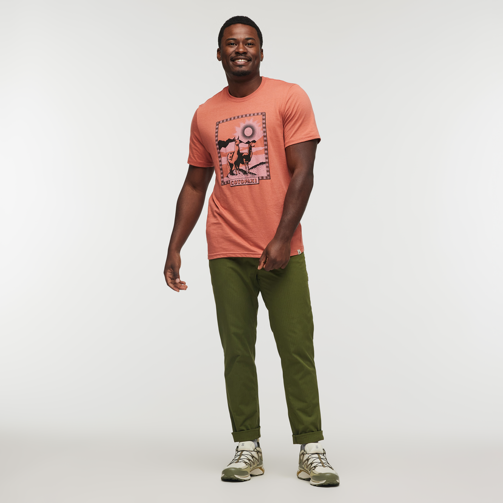 Llama Greetings T-Shirt Men's | Comfortable Outdoor Top