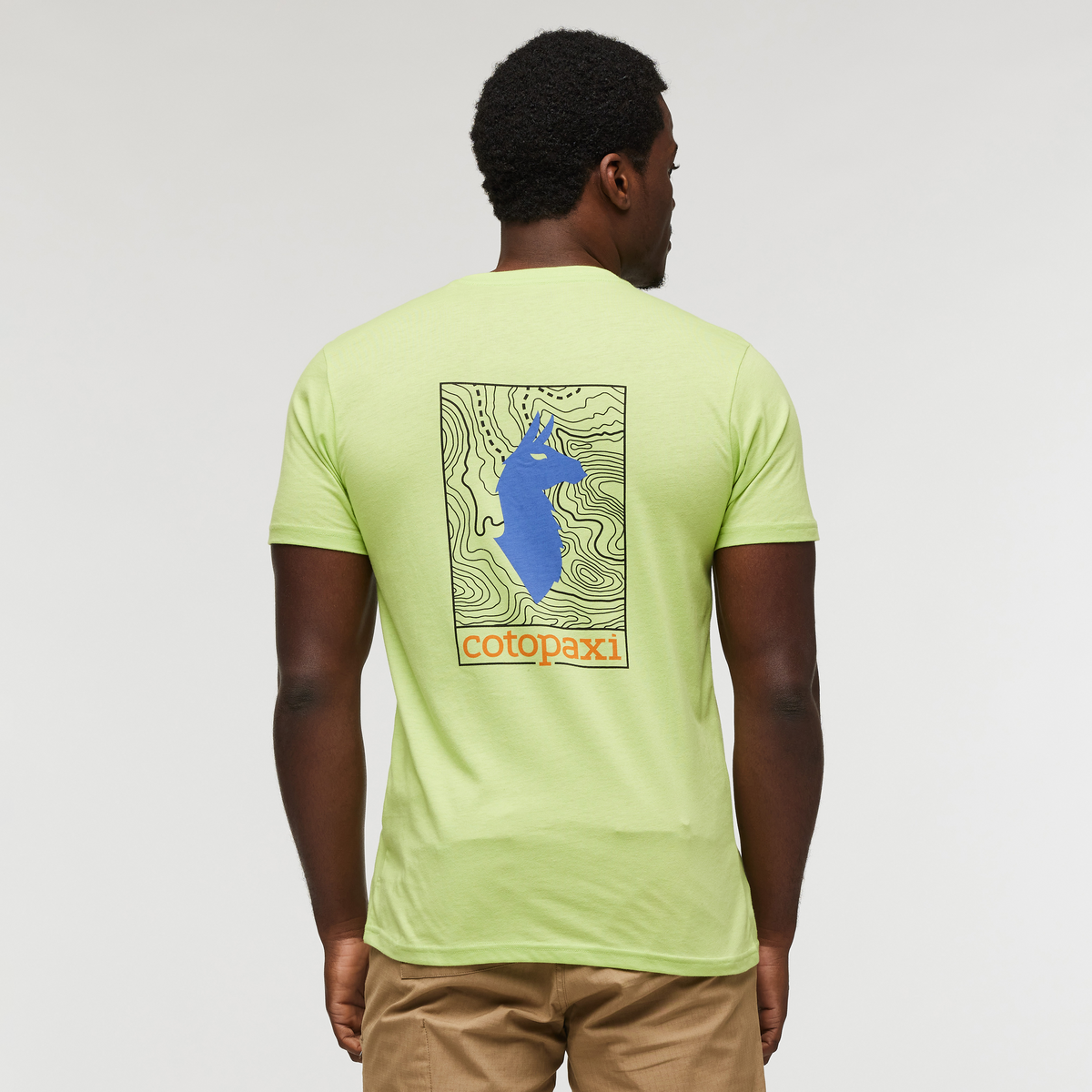 Llama Map T-Shirt Men's | Comfortable Outdoor Top