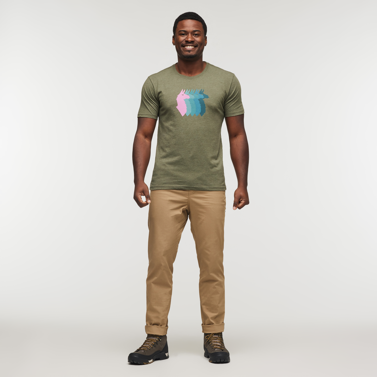 Llama Sequence T-Shirt Men's | Comfortable Outdoor Top