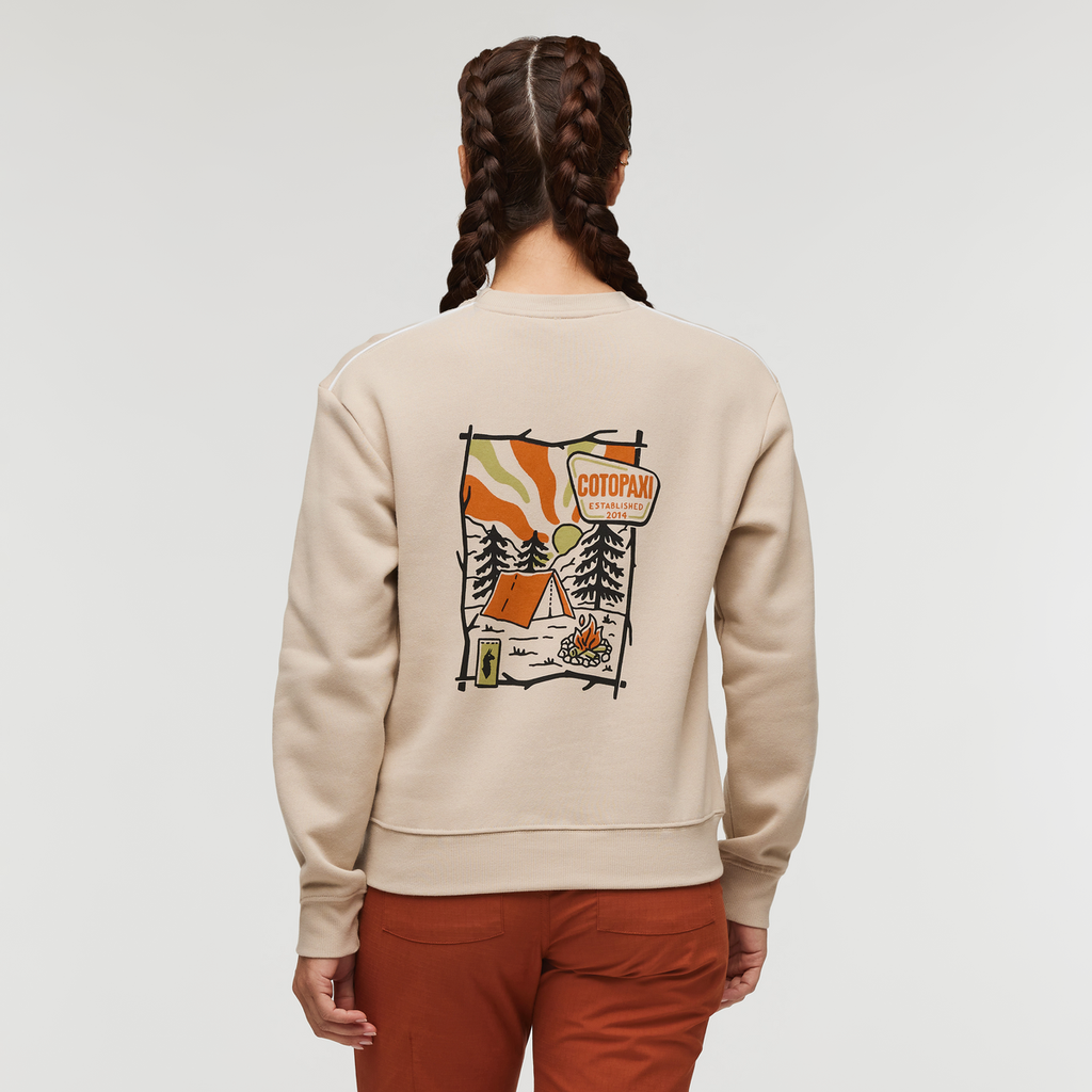Camp Life Crew Sweatshirt Women's | Comfortable Everyday Layer