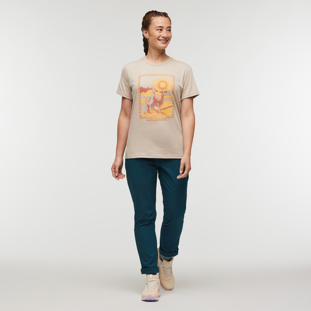 Llama Greetings T-Shirt Women's | Comfortable Outdoor Top