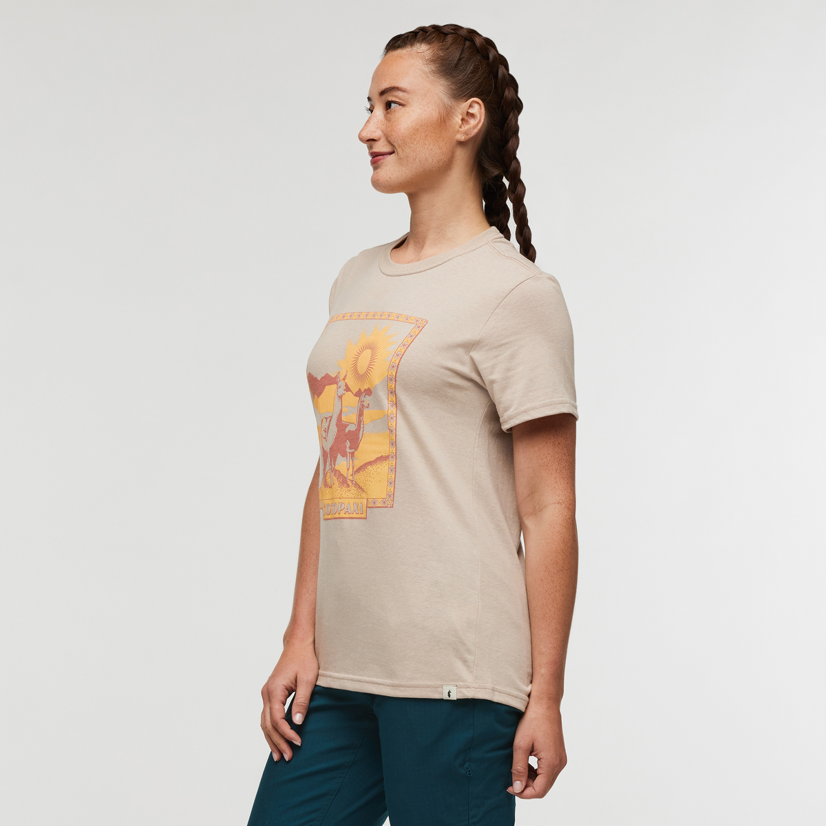 Llama Greetings T-Shirt Women's | Comfortable Outdoor Top