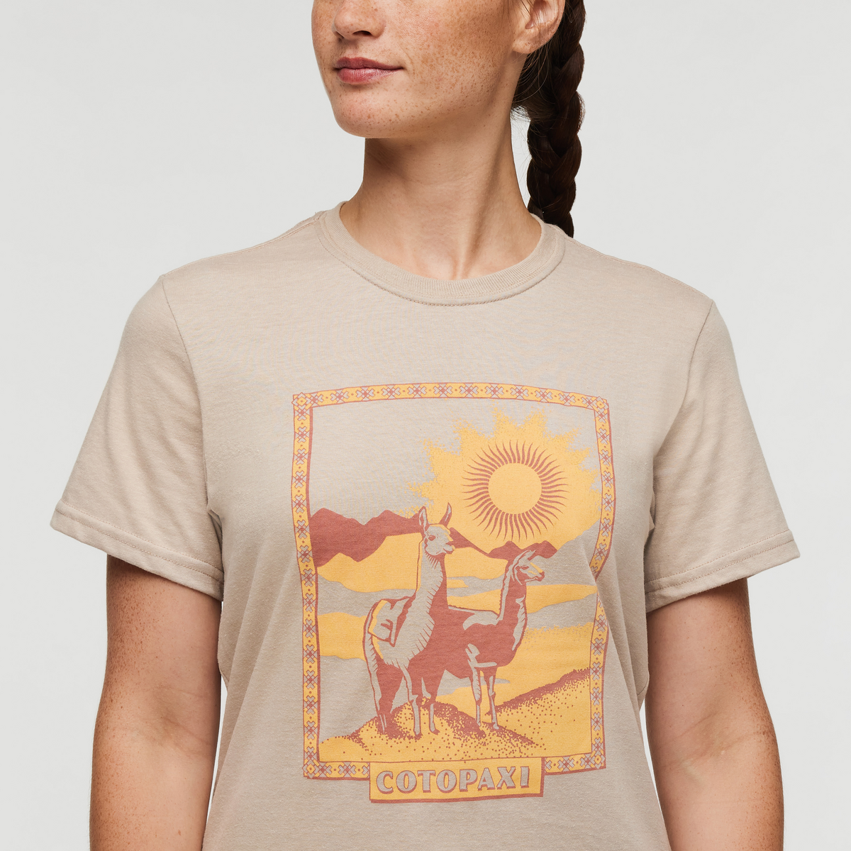 Llama Greetings T-Shirt Women's | Comfortable Outdoor Top