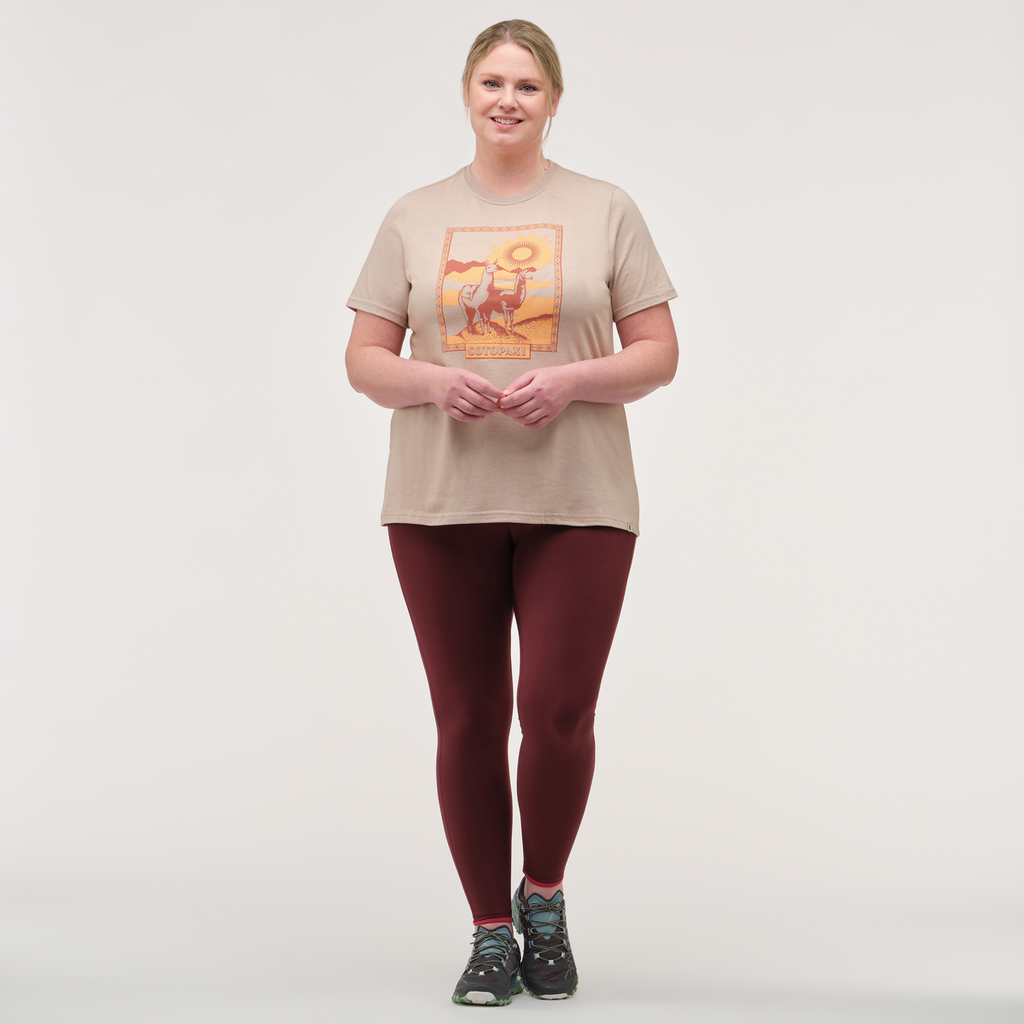 Llama Greetings T-Shirt Women's | Comfortable Outdoor Top