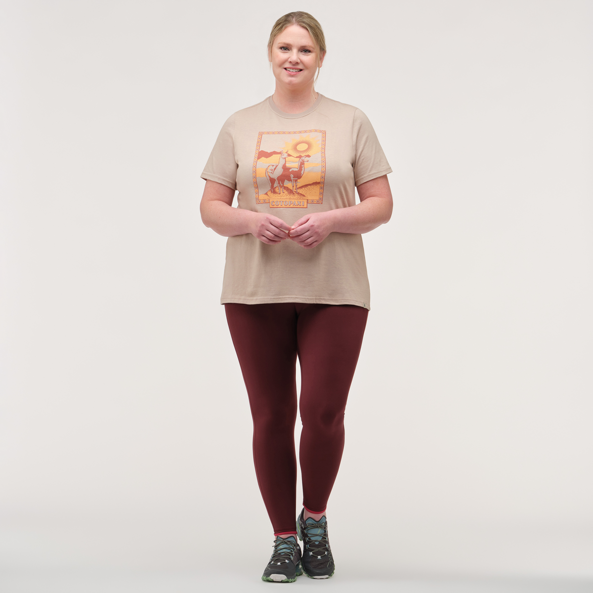 Llama Greetings T-Shirt Women's | Comfortable Outdoor Top