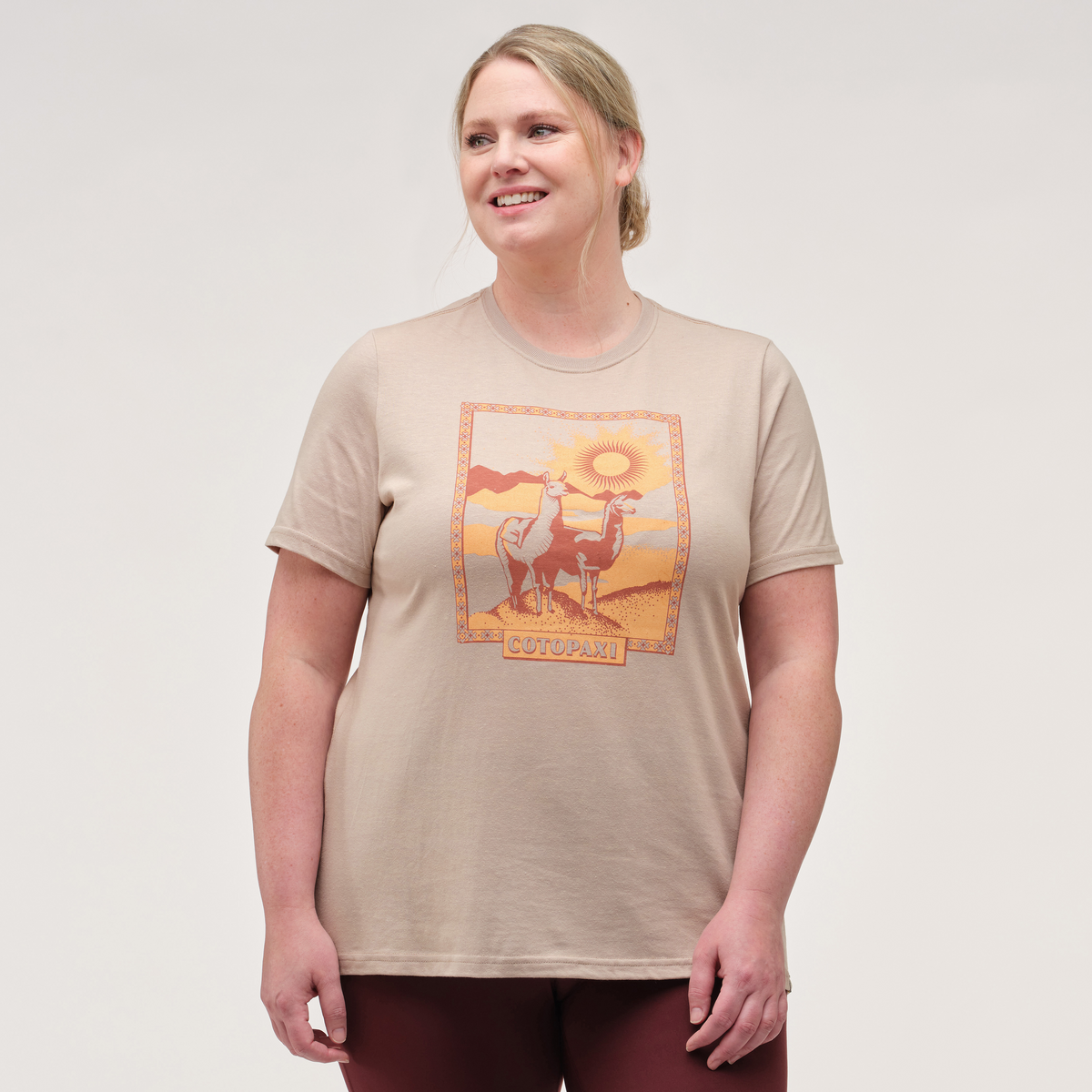 Llama Greetings T-Shirt Women's | Comfortable Outdoor Top