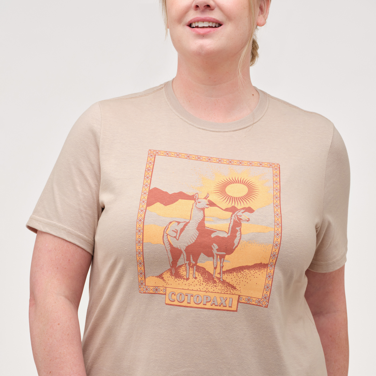 Llama Greetings T-Shirt Women's | Comfortable Outdoor Top