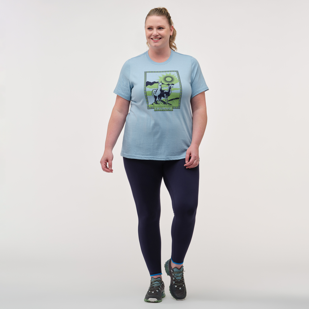 Llama Greetings T-Shirt Women's | Comfortable Outdoor Top