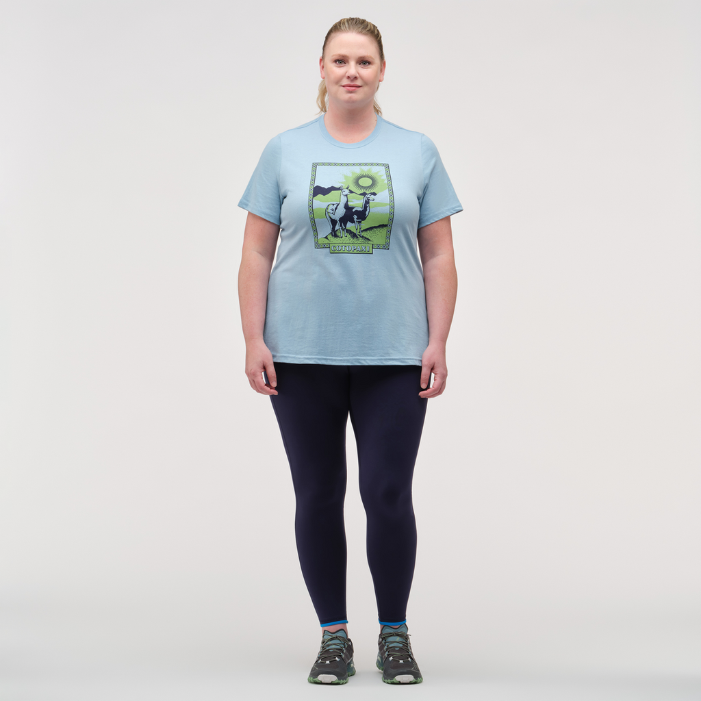 Llama Greetings T-Shirt Women's | Comfortable Outdoor Top