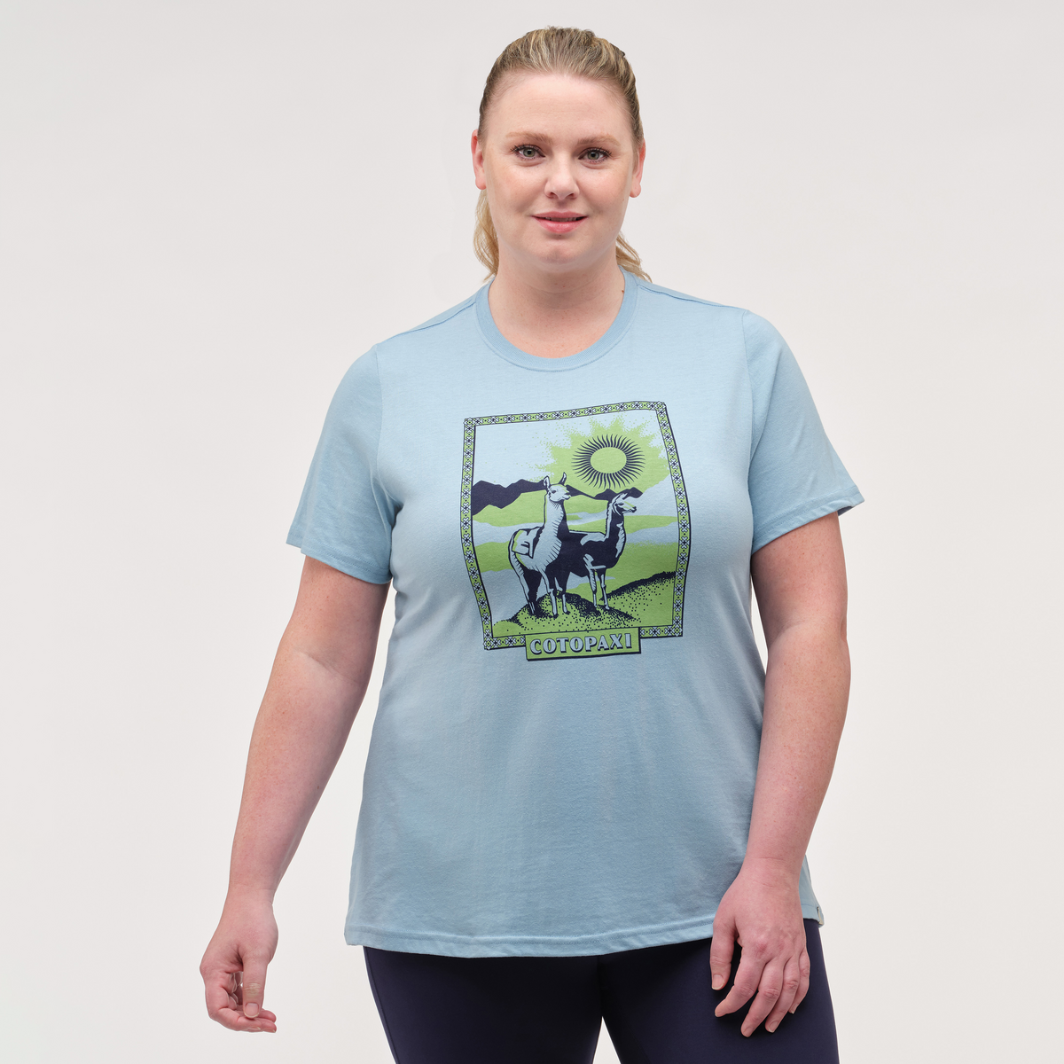 Llama Greetings T-Shirt Women's | Comfortable Outdoor Top
