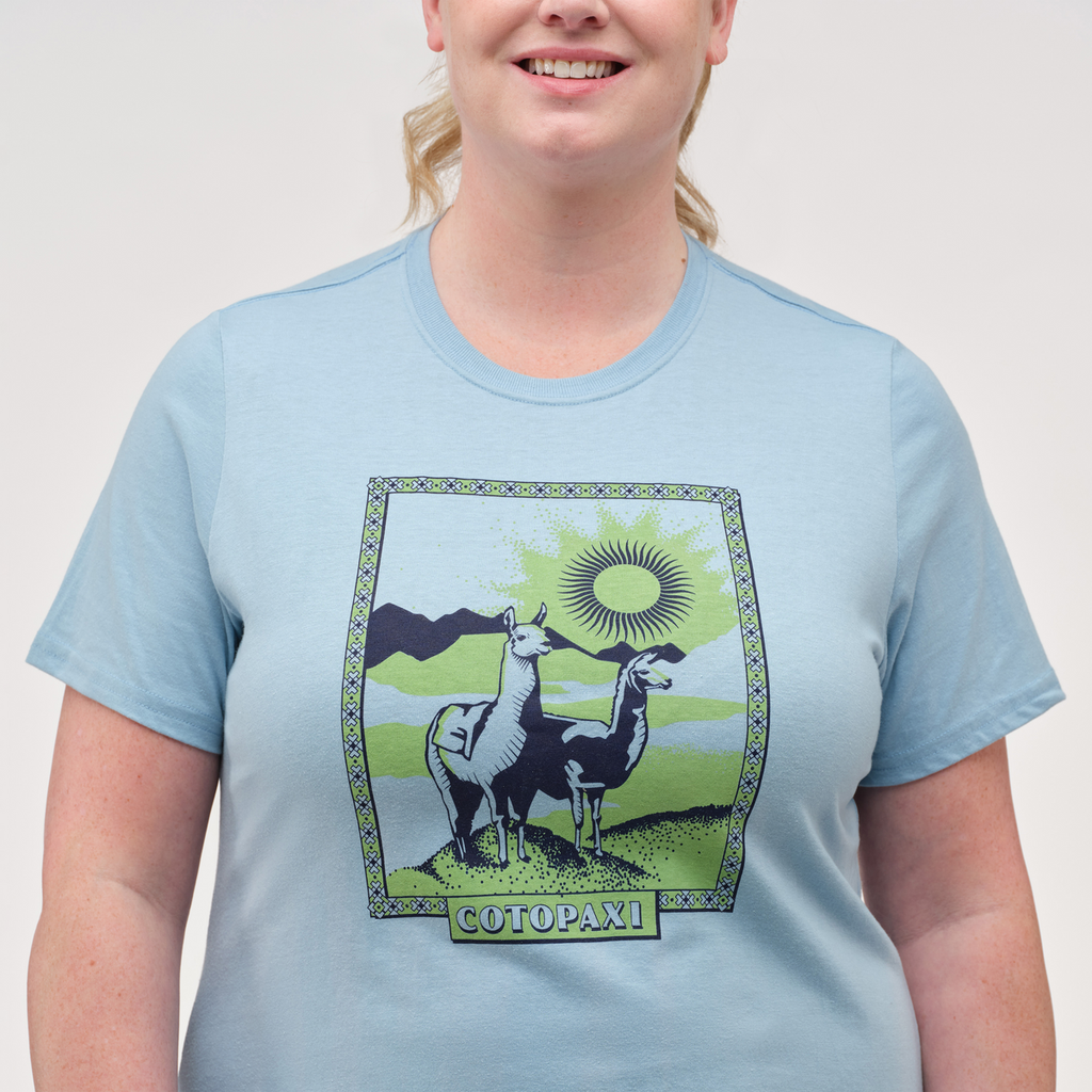 Llama Greetings T-Shirt Women's | Comfortable Outdoor Top