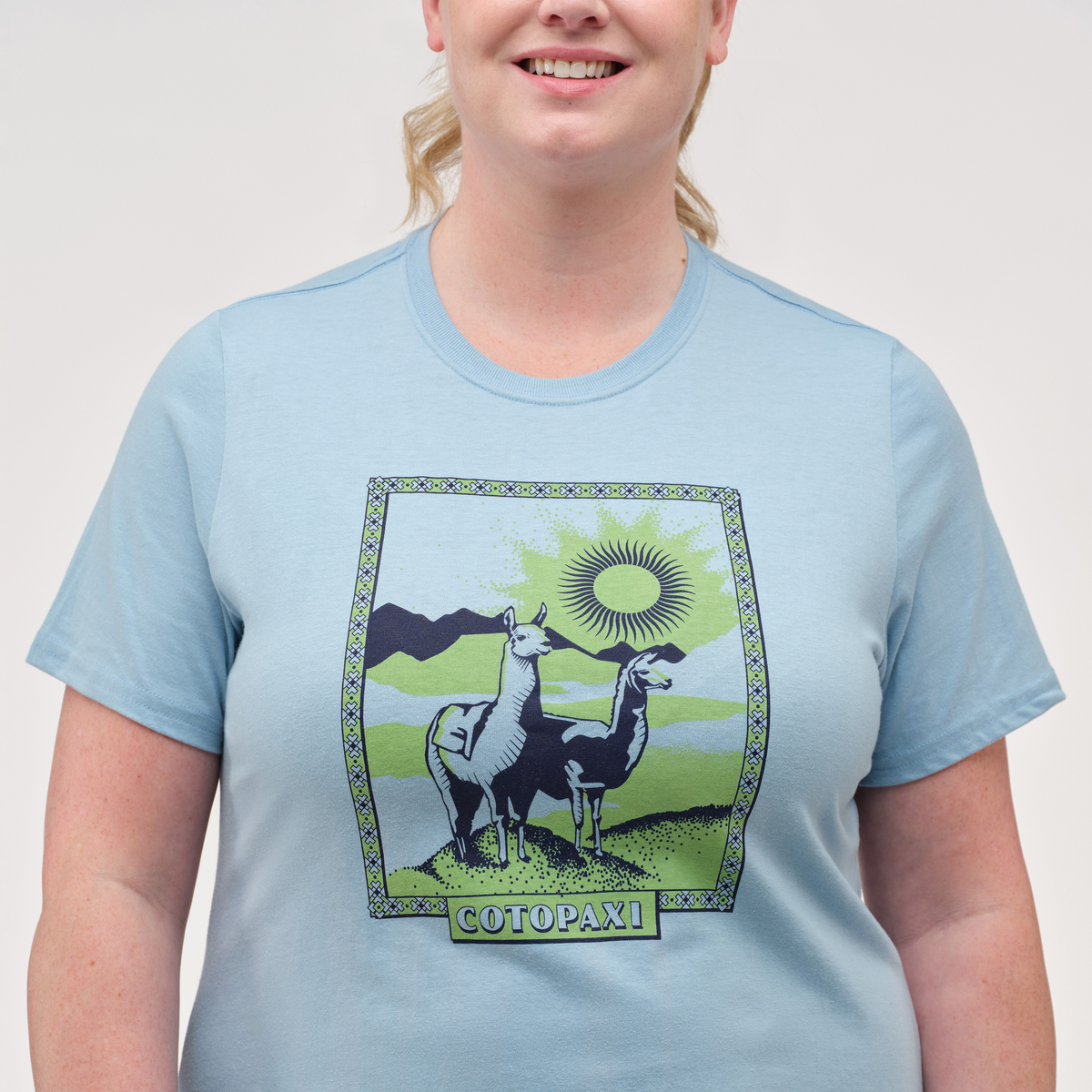 Llama Greetings T-Shirt Women's | Comfortable Outdoor Top