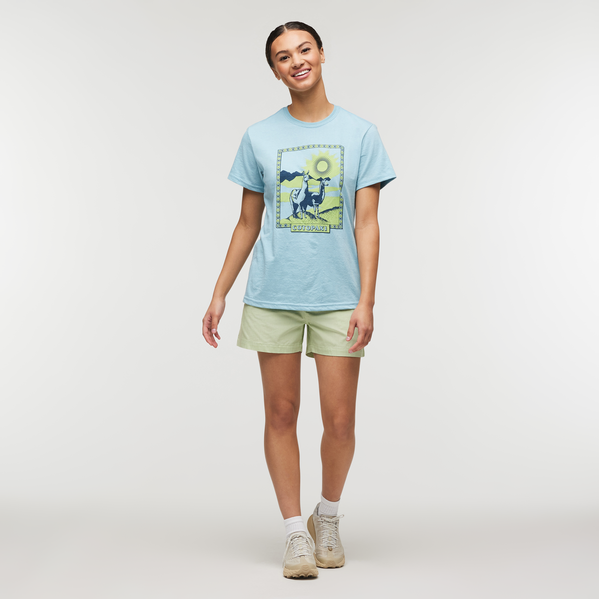 Llama Greetings T-Shirt Women's | Comfortable Outdoor Top