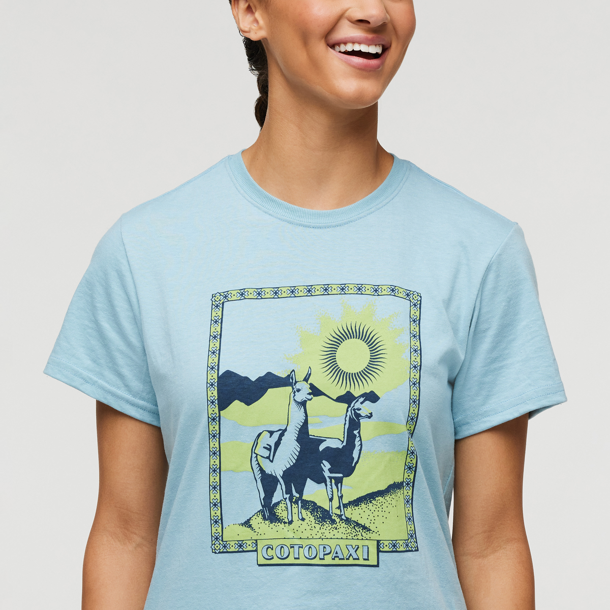 Llama Greetings T-Shirt Women's | Comfortable Outdoor Top