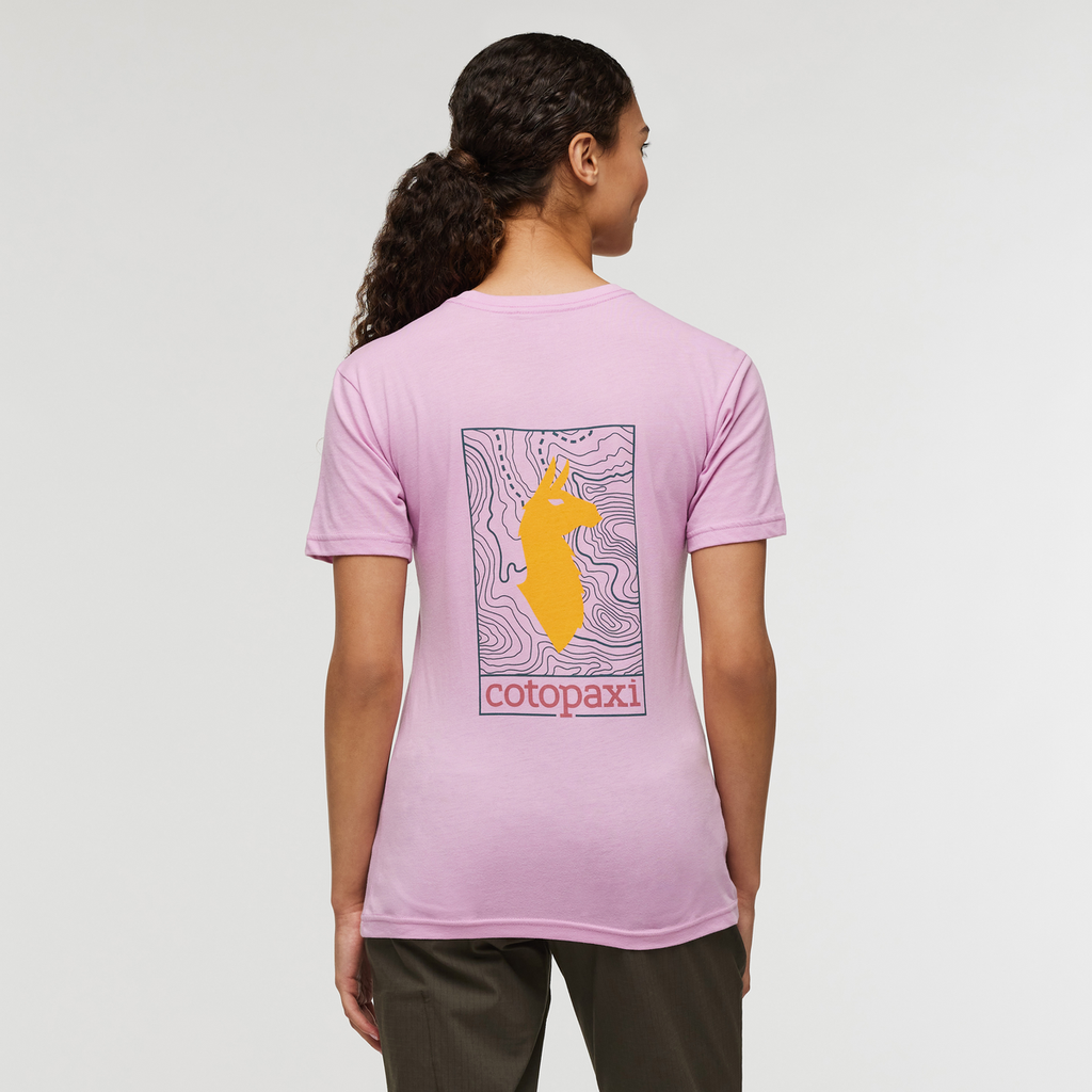 Llama Map T-Shirt Women's | Comfortable Outdoor Top