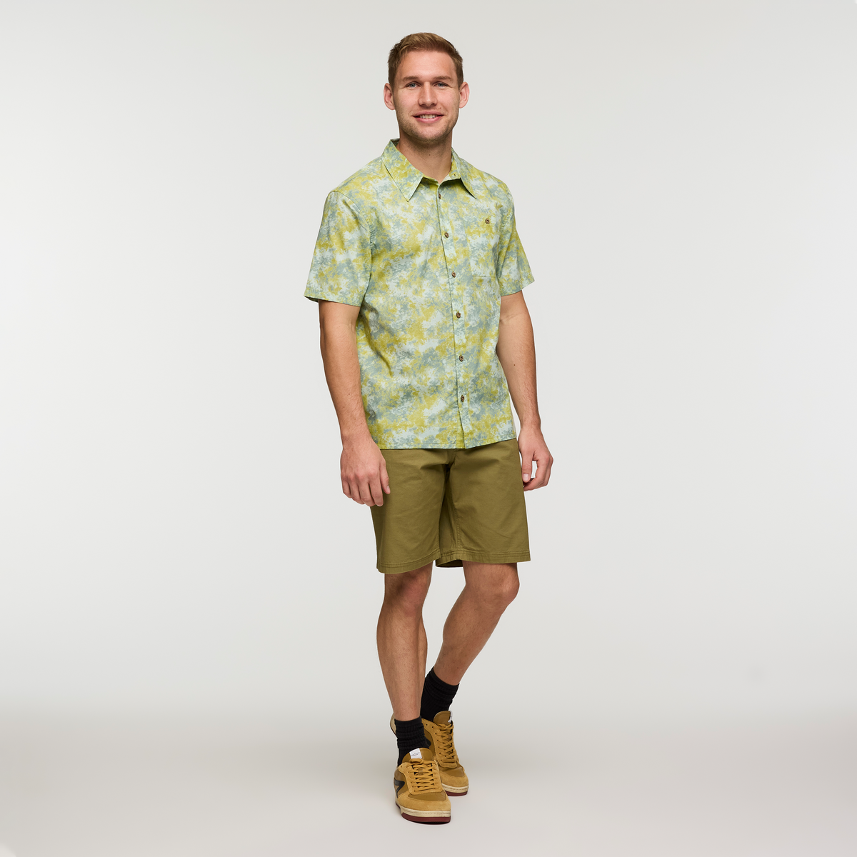 Estival Button Up Shirt Print Men's | Comfortable Outdoor Top