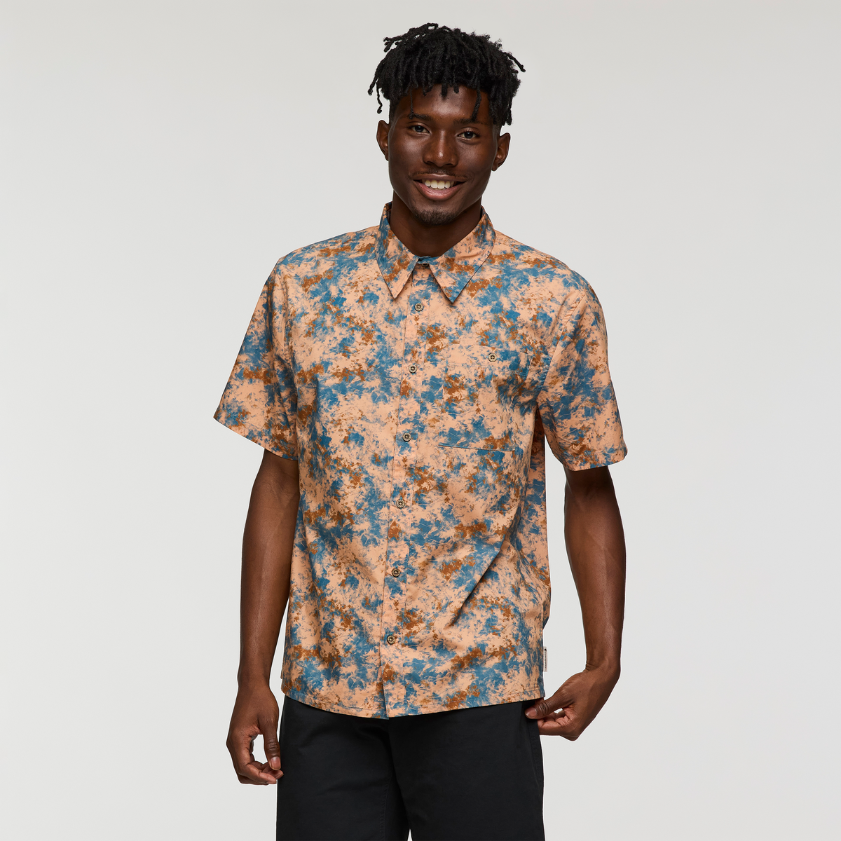 Estival Button Up Shirt Print Men's | Comfortable Outdoor Top