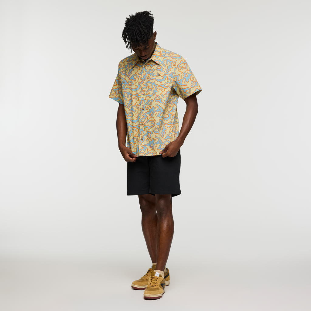 Estival Button Up Shirt Print Men's | Comfortable Outdoor Top