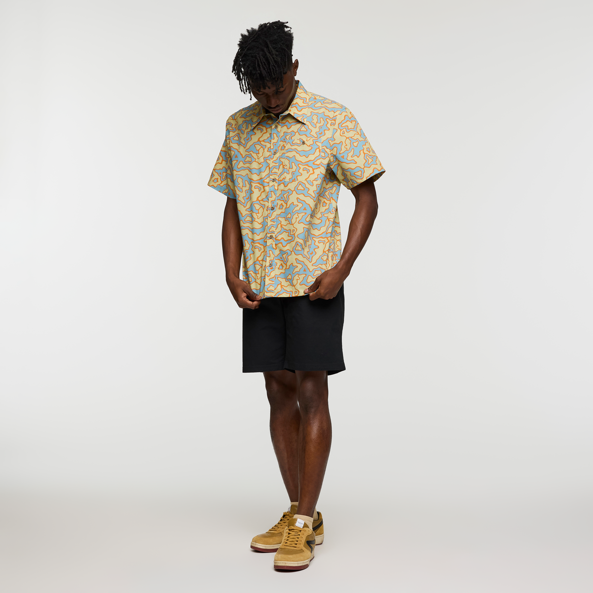 Estival Button Up Shirt Print Men's | Comfortable Outdoor Top