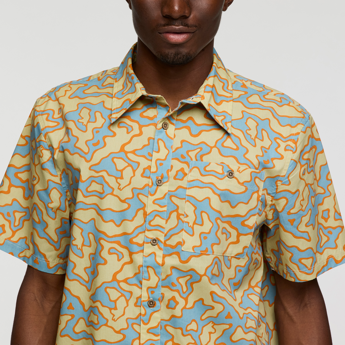 Estival Button Up Shirt Print Men's | Comfortable Outdoor Top