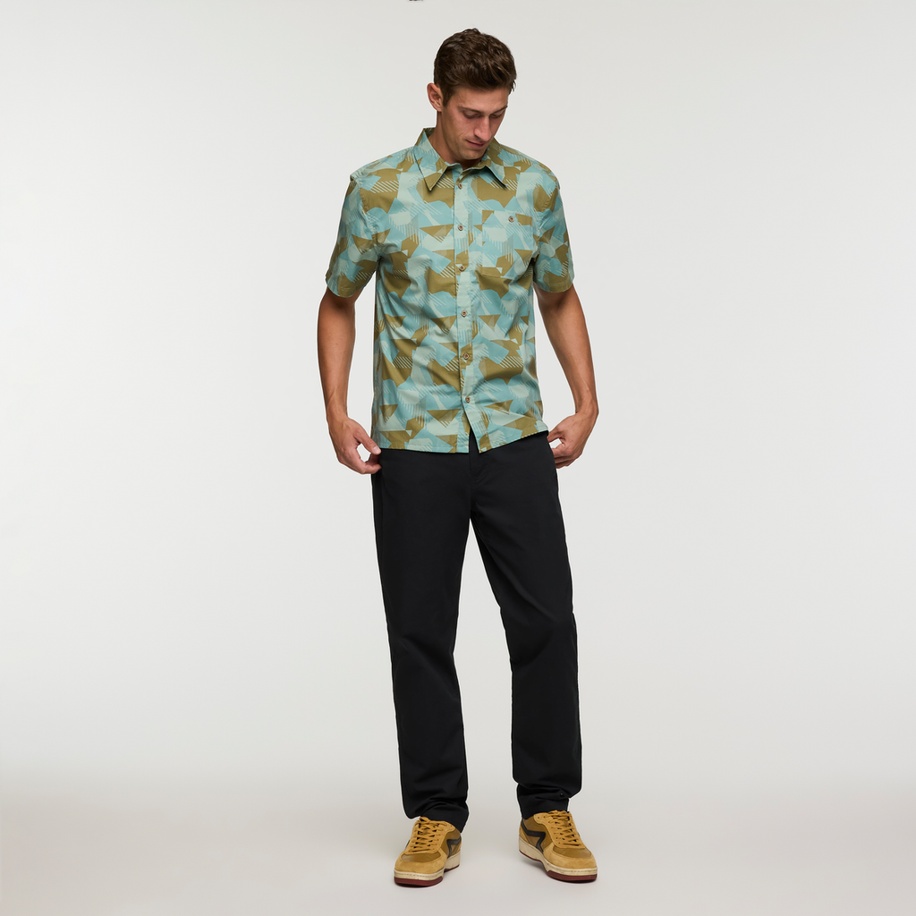 Estival Button Up Shirt Print Men's | Comfortable Outdoor Top