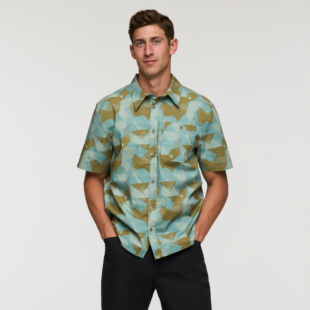 Estival Button Up Shirt Print Men's | Comfortable Outdoor Top