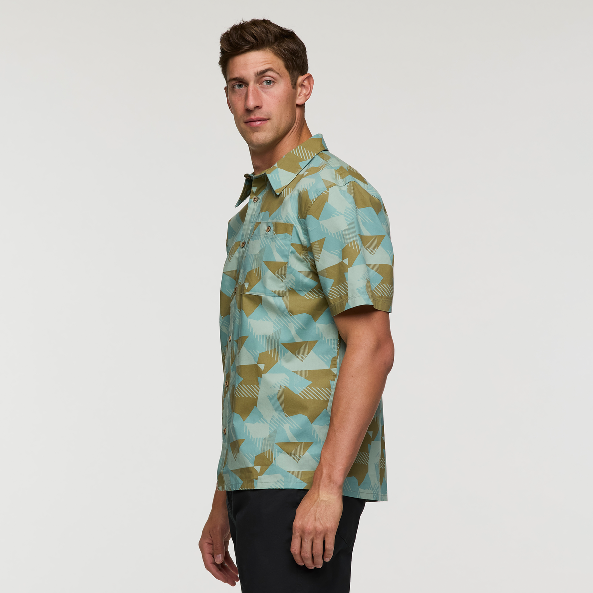 Estival Button Up Shirt Print Men's | Comfortable Outdoor Top