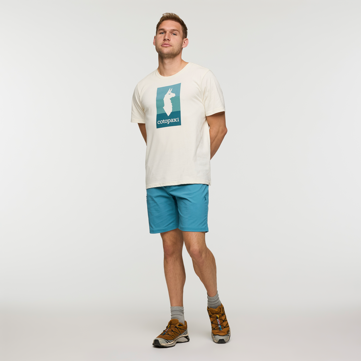 Llama Block T-Shirt Men's | Comfortable Outdoor Top